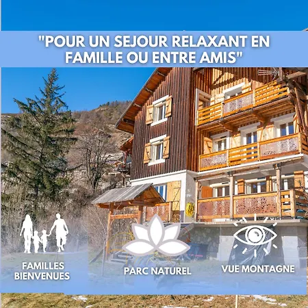 Chalet Le Cru'queyras Vit! Elegant Lumineux 15pers - - Queyras *